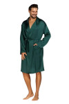 Pánsky saténový župan Lukas green - DKaren XL