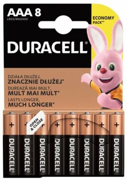 DURACELL - Basic batéria AAA 8 ks (42323)