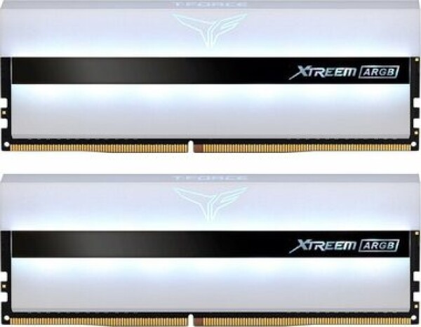 TeamGroup T-Force Xtreem ARGB 16GB (2x8GB) 3600 MHz biela / DDR4 / CL18-22-22-42 / 1.35V / XMP (TF13D416G3600HC18JDC01)