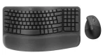 Logitech Wave Keys + Lift Combo grafitová / Bezdrôtová sada klávesnice a myši / Ergonomická / US layout (920-013635)