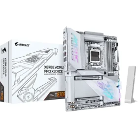 GIGABYTE X870E AORUS PRO X3D ICE / AMD X870 / DDR5 / SATA III RAID / USB / 5GLAN / M.2 / sc.AM5 / ATX (X870E A PRO X ICE)