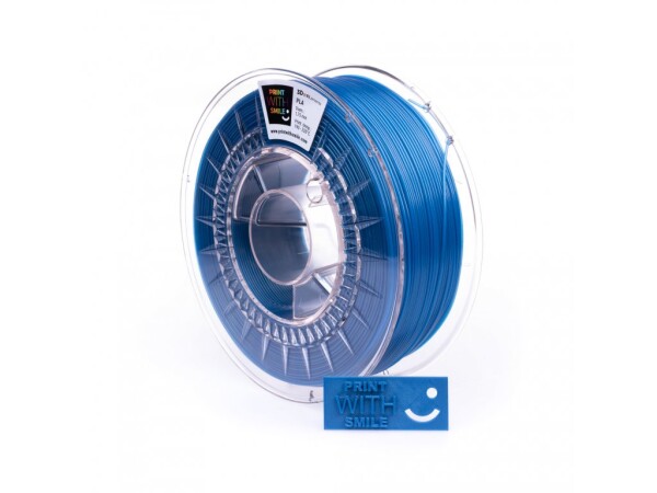 PLA filament metallic blue semi-transparent 1,75 mm Print With Smile 0,5 kg