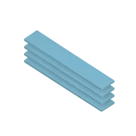 ARCTIC Thermal Pad TP-3 200 x 100 mm - 0.5 mm 2 ks/hustota 3.40 g na cm3 (ACTPD00058A)