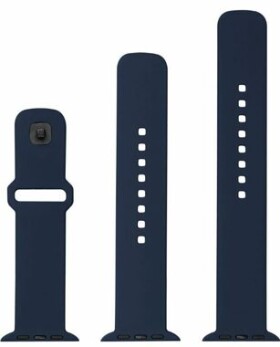 FIXED Set silikónových remienkov Silicone Sporty Strap pre Apple Watch 38/40/41mm modrý (FIXSST2-436-BL)