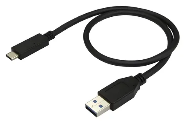 StarTech USB-C 0,5 m čierna / USB kábel / USB-C (M) - USB-A (M) / 10 Gbps (USB31AC50CM)