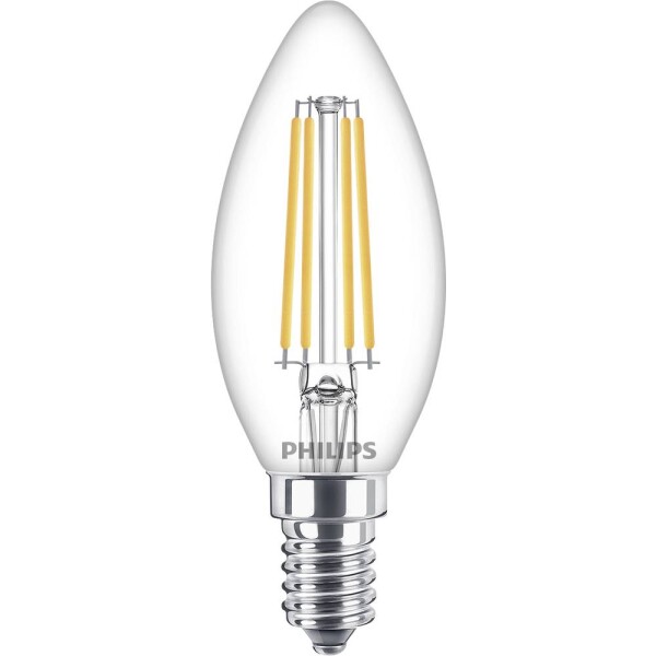 Philips Lighting 76219300 LED En.trieda 2021 E (A - G) E14 sviečkový tvar 6.5 W = 60 W teplá biela (Ø x d) 3.5 cm x 9.7 cm 1 ks; 76219300