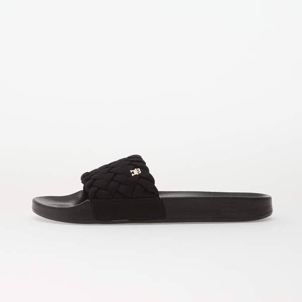 Tenisky Tommy Hilfiger Braided Pool Slide Black EUR 41