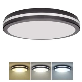Solight Gari čierna / LED osvetlenie / 44W / 3960lm / 3CCT / IP65 / 40cm