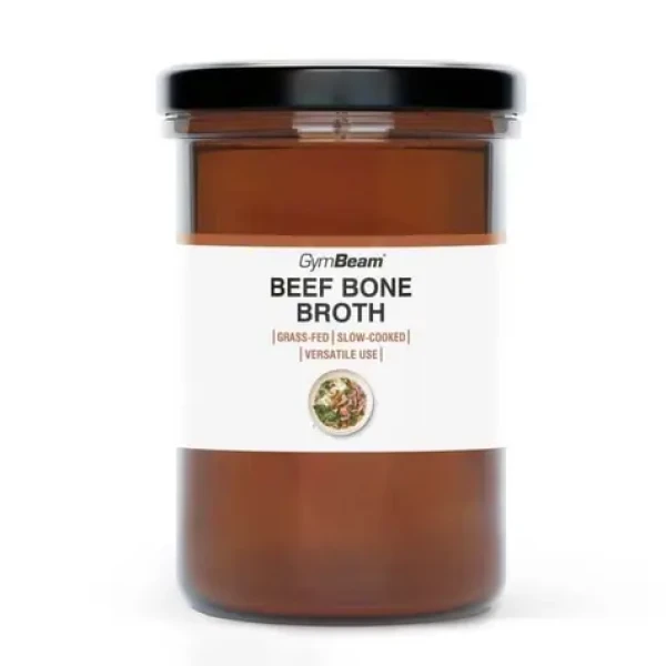 Hovädzí kostný vývar Grass-Fed - GymBeam (400 ml) (118705-1-400ml)