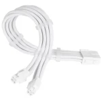 Silverstone Kábel EPS 8-Pin na 2x EPS/ATX 4+4-Pin 300mm - biela (SST-PP07E-EPS8W-V2)