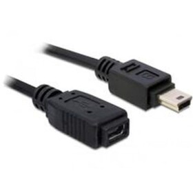 Delock USB 2.0 kábel, predlžujúci mini-B 5-pin samec/samica 1 meter (82667)