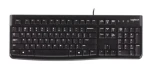 Logitech K120 US čierna / klávesnica / drôtová / USB kábel (920-002508)