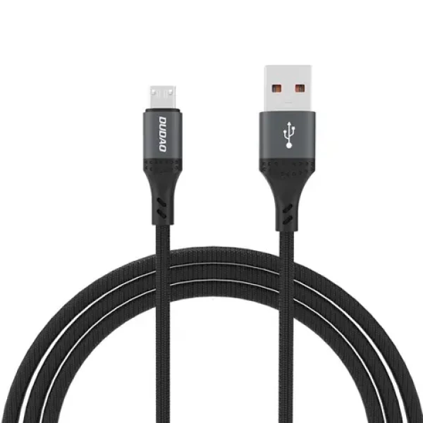 Dudao Dátový kábel L3SM / USB-A / micro USB 3A / 1.2m / čierna (181519)