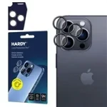 3mk Hardy Lens Protection Pre sklá na fotoaparát pre Apple iPhone 16 Pro/16 Pro Max Titanium Grey (5903108588744)