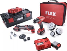 Sourcing A set of cordless tools and cleaning brushes FLEX