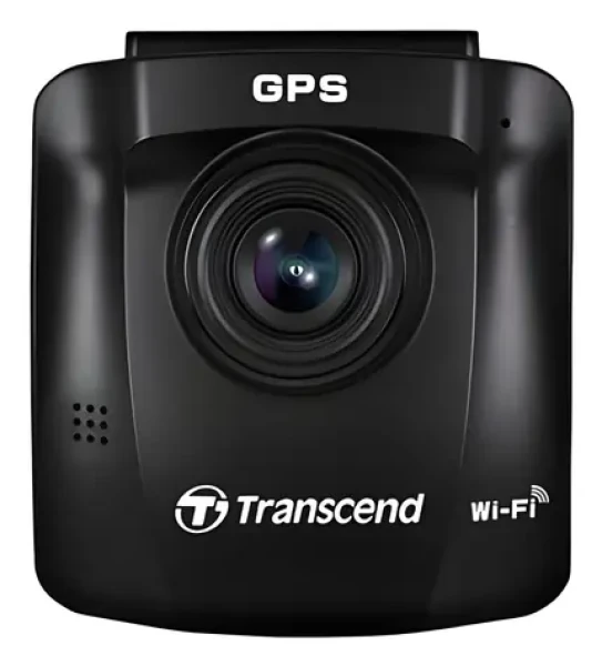 Transcend DrivePro 250 čierna + Prísavný držiak / kamera do auta / 2.4" TFT / 2K Ultra HD / 60 fps / GPS / microUSB / WiFi (TS-DP250A-32G)