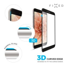 FIXED 3D Full-Cover Ochranné tvrdené sklo pre Apple iPhone XR čierna / s lepením cez celý displej (FIXG3D-334-BK)