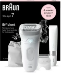 Braun Silk-épil 7 7-441 bielo-strieborná / Epilátor / Li- ION / nabíjací kábel (SE7-441)