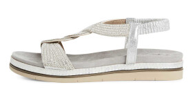 Tamaris 1-28200-44-948 Dámske sandále strieborné 38