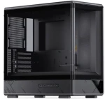 Jonsbo D200 čierna / Počítačová skriňa / Midi-Tower / mATX / Temperované sklo / Mini teplotný displej (D200 BLACK)