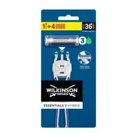 Wilkinson Essential 3 Hybrid holiaci strojček + 4 náhradné hlavice (WPS046)