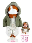 Llorens M844-65 oblečok pre bábiku bábätko NEW BORN veľkosti 43-45cm