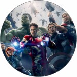 Jedlý papier Avengers tím 19,5 cm - Pictu Hap - Pictu Hap
