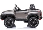 Mamido Detské elektrické autíčko Toyota Hilux 4x4 lakované šedé