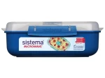 Sistema Microwave Rectangle Krabička na ohrev jedla 1.25 l modrá (8592001423534)