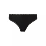 Dámske tangá 3-PACK FLORAL LACE THONGS UW0UW028240R7 čierna Tommy Hilfiger