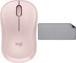 Logitech M240 Silent ružová + Studio Series MID GREY / Sada bezdrôtová myš a podložka / optická / 4000 DPI / 3 tlačidlá