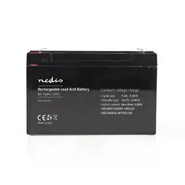 Nedis Dobíjací olovený akumulátor / Olovené / Dobíjací / 6 V / 10000 mAh (BALA100006V)