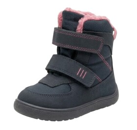 Dievčenské zimné barefoot topánky PRO-tex Protetika LORA NAVY - 29
