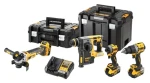 DeWalt DCK429P3T-QW / Sada aku náradia: DCD805 + DCG405 + DCH273 + DCF850 / 4X 18V / 3x 5,0 Ah (DCK429P3T-QW)
