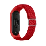 Beline Textile Mi Band 5/6/7 červená / Opasok pre XIAOMI Mi Band 5/6/7 / Textilný