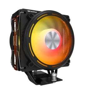 DarkFlash E400 PLUS čierna / Chladič CPU / 4× heatpipe / 2× 120 mm push-pull / ARGB / 235 W TDP / Intel + AMD (E400 PLUS Black)