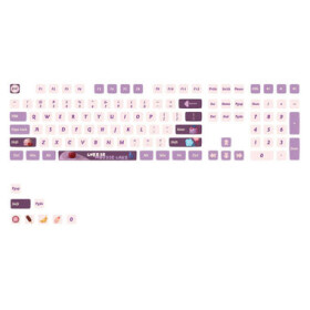 Akko Blueberry Purple Pudding Keycap Set fialová / Sada klávesov / ASA / ANI / 116 klávesov / US Layout (6925758625999)