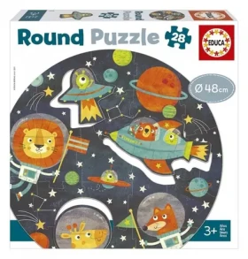 Educa Okrúhle puzzle Vesmír