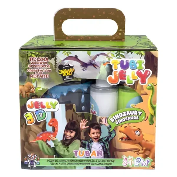 Tuban Tubi Jelly Kreatívny set s akváriom XL Dinosaury
