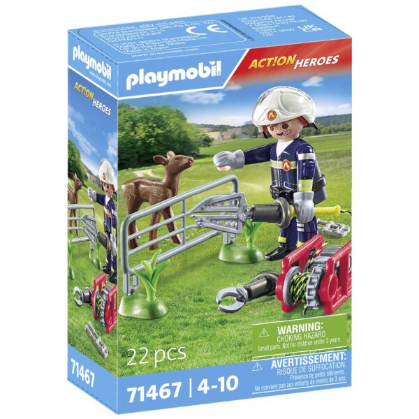 Playmobil® Action Heroes 71467 Hasiči pri záchrane zvierat