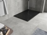 MEXEN - Hugo obdĺžniková sprchová vanička SMC 100 x 80, čierny kameň 42758010