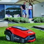 Einhell FREELEXO 1200 LCD BT červená / Robotická kosačka / 1200 m2 / 18V 5,2 Ah / LCD displej / Bluetooth (4326368)