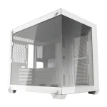 DarkFlash C285MP biela / Skriňa PC / mATX / ITX / dvojité tvrdené sklo / bez ventilátorov / bez zdroja (C285MP White)
