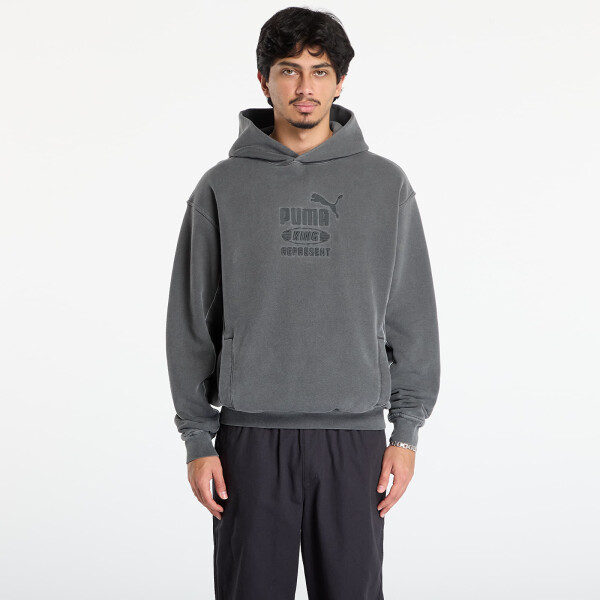 Mikina Puma x REPRESENT Graphic Hoodie Flat Dark Gray S
