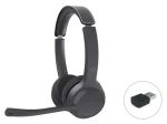 Conceptronic POLONA04BA čierna / Slúchadlá / S mikrofónom / Bluetooth 5.3 / Na uši / Výdrž 44 h (POLONA04BA)