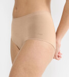 Dámske nohavičky s vysokým pásom GO Sense 2P - BROWN - light beige 1195 - SLOGGI PEANUT BUTTER XL