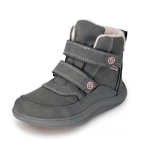 Detská celoročná barefoot obuv Bugga KIVO Grey B00199-09 - 25