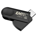 EMTEC C280 USB 3.2 Type-C 32GB čierna / flash disk (ECMMD32GC283)