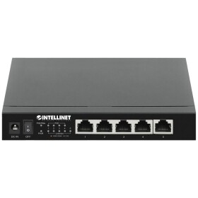 Intellinet 5-Port 2,5G Ethernet PoE+ Switch 4xPSE PoE+ Ports 55 W PoE-Leistungsbudget sieťový switch IEEE802.3af (15,4 W), IEEE802.3at (30 W); 561921 - Intellinet 561921