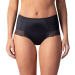 Dámske nohavičky FLAT TUMMY LACE MIDISLIP Drawstring Panties - BELLINDA - Black L